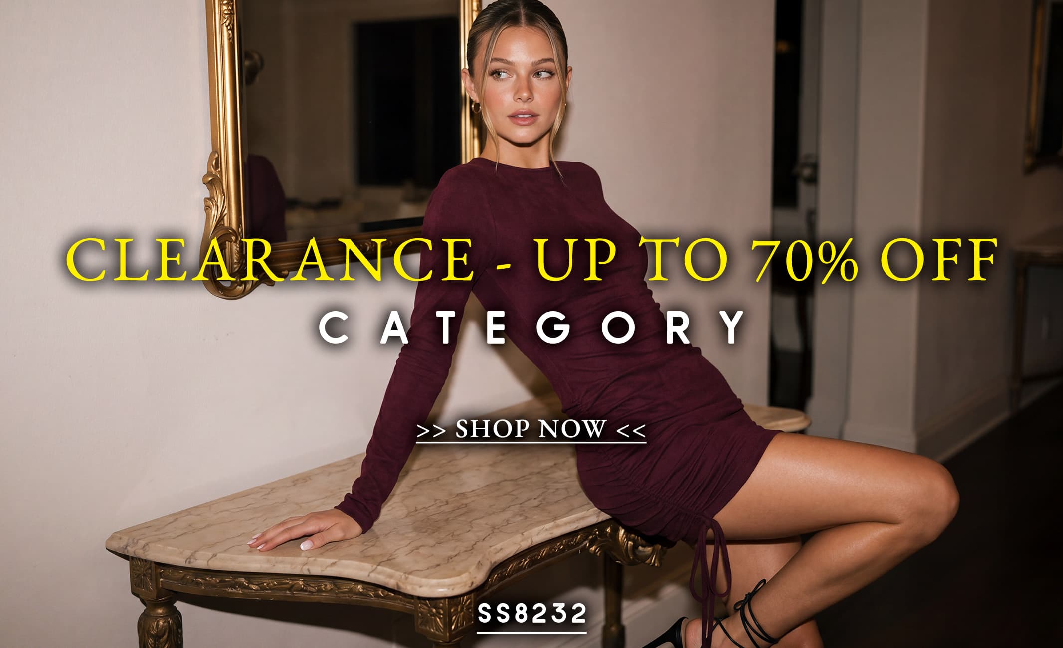CLEARANCE - UP TO 70% OFF