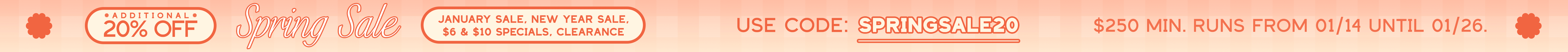 SPRINGSALE20